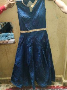 Elegant Blue Party Dress