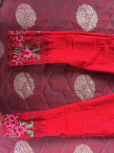 Stylish Red Jeggings For Women