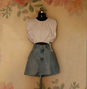 Zara Tie Up Top