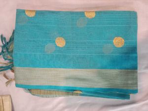 Pink Dupatta with Gold Dots