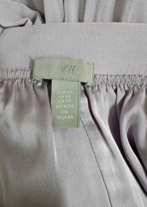 Lilac pleated Midi skirt