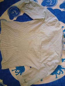 Striped Ruffle shirt