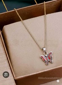 Butterfly Pendant Necklace (it&#39;s fully untouched)