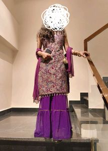 Embroidered Sharara Set