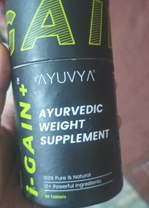 Ayuvya Ayurvedic Weight Supplement