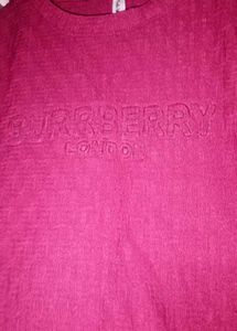 Burberry London Burgundy T-Shirt