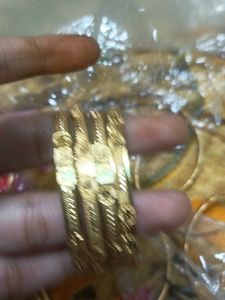 Set of 4 Gold Bangles