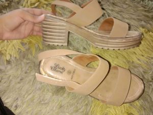 Stylish nude sandal