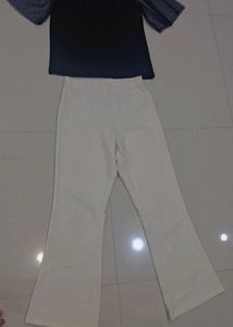 Stylish black top and bottom