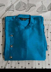 Festive Light Blue Kurta For Wedding/ Festivals