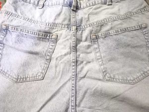 Light Wash Denim Shorts