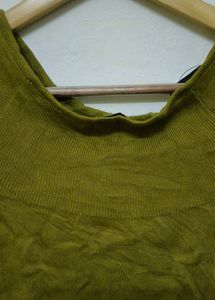 Trendy New Olive Green Top For Women