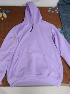 Solid Sweatshirt Lavender Colour