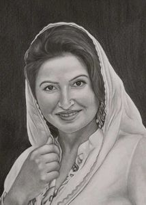 A Woman Sketch (Charcol)