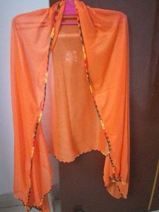 Pink Embellished Dupatta