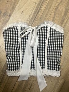 Gingham Corset Top