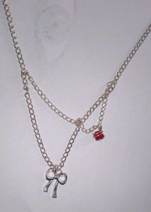 Silver Charm Necklaces Pack Of 2