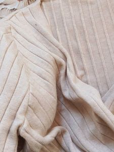 Beige Wrap Sweater