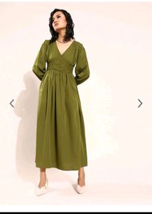 Olive Green Dress