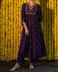 Women Georgette Kurta Palazzo Set