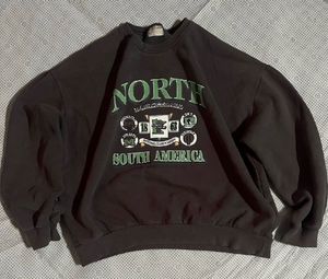 Charcoal Crop sweatshirt