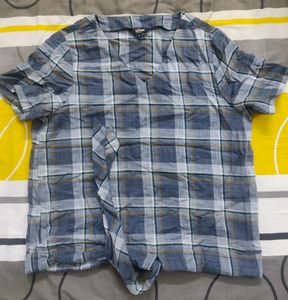 Tie Up Boxy Grey Check Top 🦋