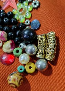 Assorted Beads &amp; Pasting Stones for Handmade Craft