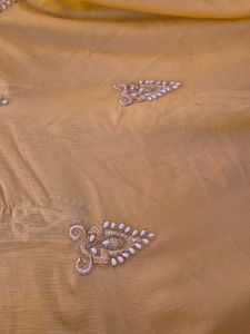 Embroidered saree