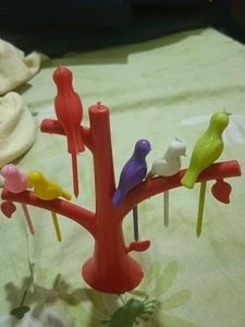 Bird Tree Fruit/Appetizer Forks