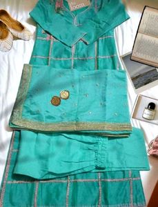 Party Wear  Heavy Kurta Pant Dupatta 3pc Set
