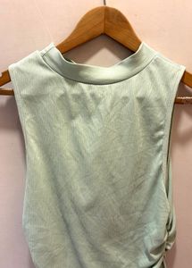 Mint Green Ruched Tank Top