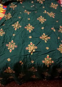 Green Printed Kurta