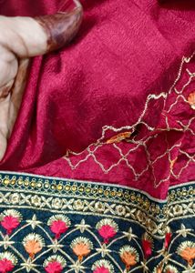 High Fancy Designer Saree with Gold Thread Work