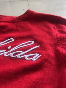 A Red Full Sleeve Top