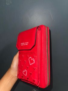 Chic Red Removable Sling Purse – Bold Beauty with