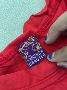 Red "Paris Tokyo" Top