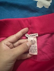 Juicy Couture Pink Velour Track Pants