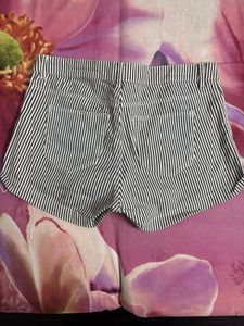 H&amp;M Blue Striped Shorts