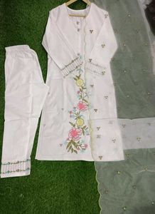 Beautiful Heavy Dupatta Set Upgrade Your Office We