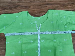 Green Kurta Set