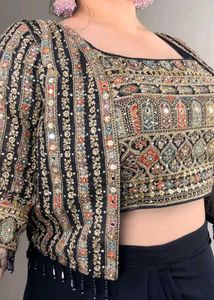 Short Jacket Western Dress Pattern