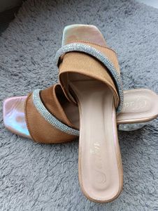 Stylish Heels with Rhinestone Detail