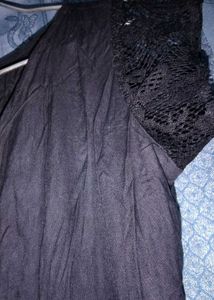 Black Lace Sleeve Romper