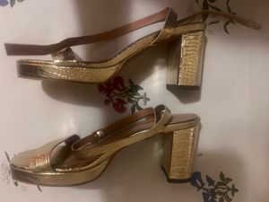 Gold Brand New Heels