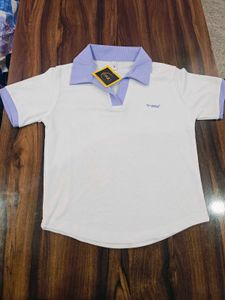 Cute White Polo T-Shirt