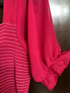 Tiered Pink Dress
