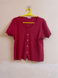 M34- Women Cute Pink Top L