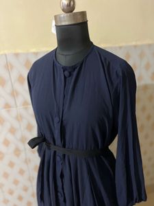 Navy Blue Abaya