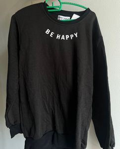 Black Loose Sweatshirt