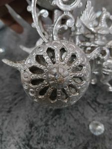 Mahabharat Rath Silver Showpiece